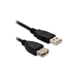 Cable Usb Brobotix Usb-A Macho - Usb-A Hembra 90Cm Negro 54320