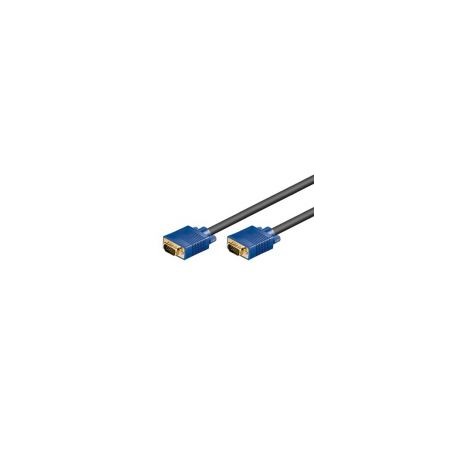 Cable Vga Brobotix Vga Macho - Vga Macho 1.80M Negro Punta Azul 311818