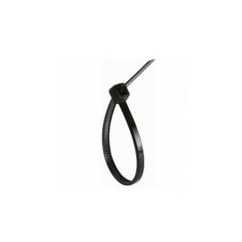 Cincho De Contacto Steren 15 Cm X 3.6 Mm De Plastico 100 Piezas Negro Ty24Ne