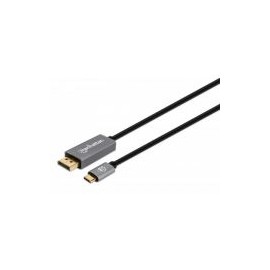 Cable Displayport 1.4 Macho Manhattan Usb-C Macho 8K 60Hz 2M Negro 354844