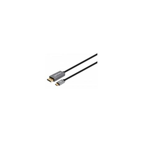 Cable Displayport 1.4 Macho Manhattan Usb-C Macho 8K 60Hz 2M Negro 354844