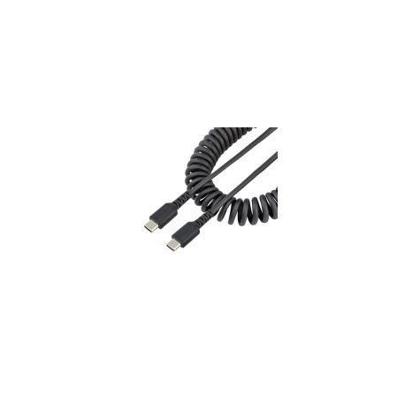 Cable Espiral Usb Startech.Com Usb-C Macho - Usb-C Macho 1M Negro R2Ccc-1M-Usb-Cable