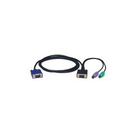 Cable Switch Kvm Tripplite 3 En 1 Hd15 Macho - Hd15 Macho 2X Mini Din-6 3M P750-010