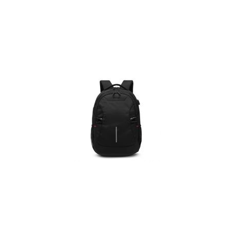 Mochila Vorago Para Laptop 15.6 Pulgadas Puertos Para Usb Expandible Negra Bp-402