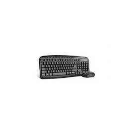 Kit Teclado Y Mouse Vorago Km-303 Inalambrico Multimedia Negro