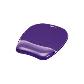 Mousepad Con Descansa Muñecas Fellowes De Gel 20X23Cm 2Cm Púrpura 91441