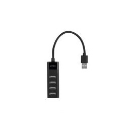 Hub Acteck Usb-A 2.0 Macho 4X Usb-A 2.0 Negro Ac-934671