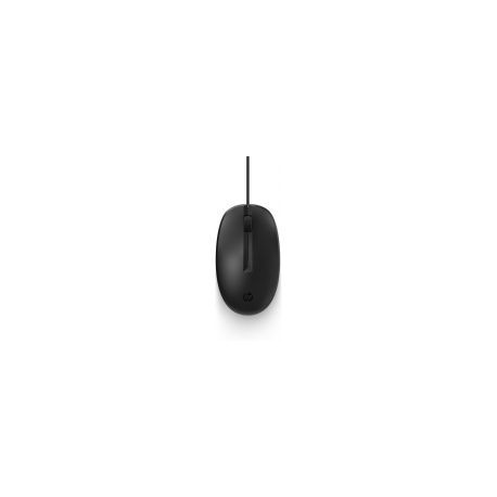 Mouse Hp 128 Alambrico Laser 1200Dpi 3 Botones Alambrico Negro