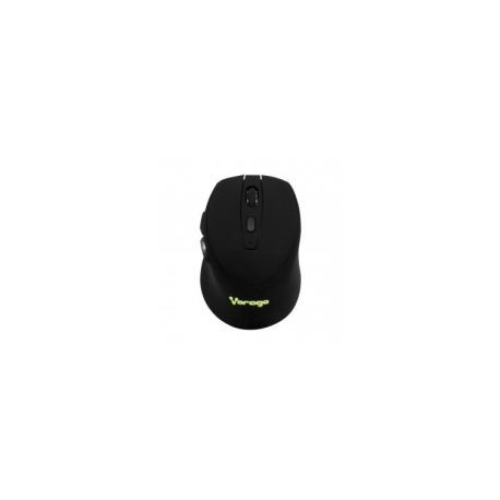 Mouse Inalambrico Recargable Vorago Mo-306-Bk 2400 Dpi Negro