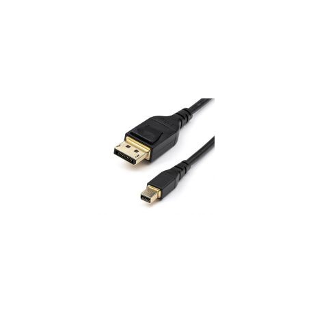 Cable Mini Displayport Macho A Displayport 1.4 Macho Startech.Com 8K 60Hz 1 Metro Negro Dp14Mdpmm1Mb