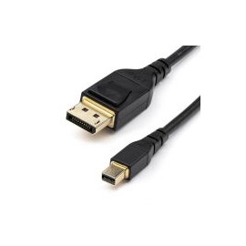 Cable Mini Displayport Macho A Displayport 1.4 Macho Startech.Com 8K 60Hz 1 Metro Negro Dp14Mdpmm1Mb