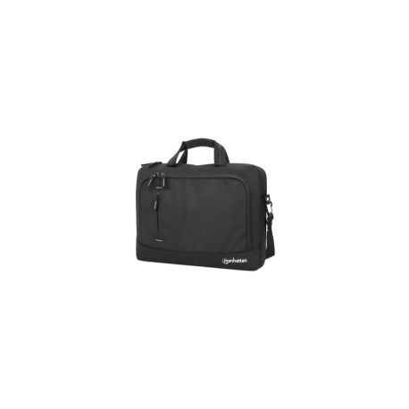 Maletín De Poliéster Manhattan Pet Helsinki Para Laptop 14.1" Negro 440363