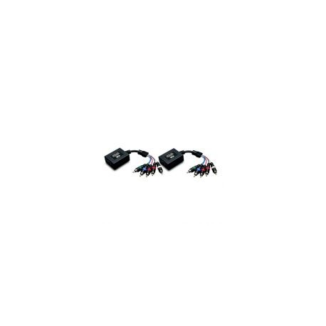 Juego Extensor De Video Rca Tripp Lite B136-101 Audio Estéreo Sobre Cat5 Transmisor Y Receptor 213M