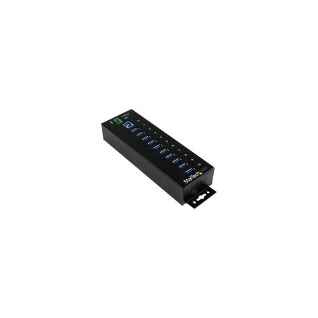 Hub Concentrador Industrial Startech.Com 5000 Mbit/S Usb 3.0 De 10 P Negro St1030Usbm