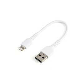 Cable De Carga Certificado Startech.Com Mfi Lightning Macho A Usb-A 2.0 Macho 15Cm Rusbltmm15Cmw