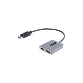 Divisor De Video Startech.Com Displayport Macho - 2X Hdmi Hembra Gris Mst14Dp122Hd