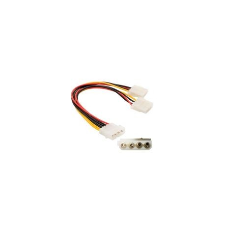 Cable De Poder Molex Brobotix Macho 2X Molex Hembra 20Cm Multicolor Modelado En Pvc 008715