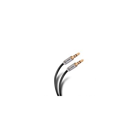 Cables Steren Aux 3.5Mm Macho - 3.5Mm Macho 90 Cm Negro 297-070