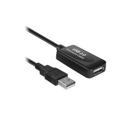 Cable De Extension Brobotix Usb 2.0 Macho Usb 2.0 Hembra 15M Negro 372782