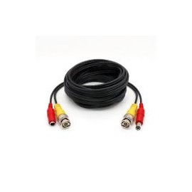 Cable Cctv Coxial Brobotix Bnc/Dc Power Macho - Bnc/Dc Power Hembra 20M Negro 764755