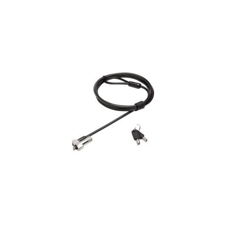 Candado Para Laptop Techzone Nano Lock Con Llave 1.8 Metros Negro