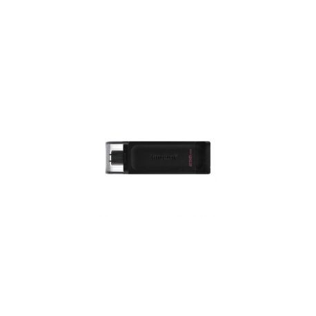 Memoria Usb Kingston Datatraveler 70 256Gb Usb-C 3.2 Negro Dt70/256Gb