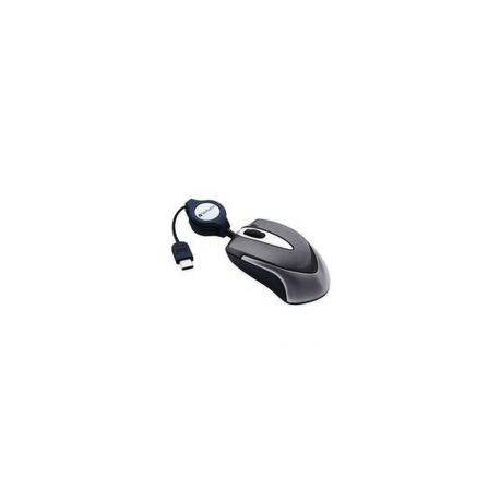 Mouse Verbatim 99235 Óptico Alámbrico Cable Retractil Usb-C Negro