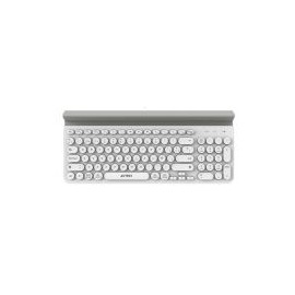 Teclado Multidispositivo Acteck Inspire Comp Ti695 Inalámbrico Bt Blanco Ac-934213