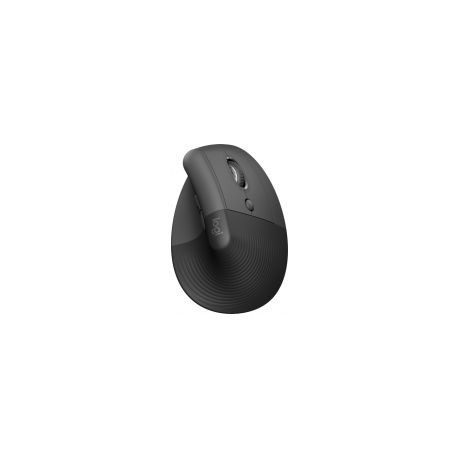 Mouse Vertical Logitech Lift Optico 4000Dpi 6 Botones Ergonomico Diestro Usb Bt Grafito 910-006466