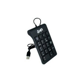 Teclado Numerico Ghia Alambrico Usb Universal Negro Gac-206A