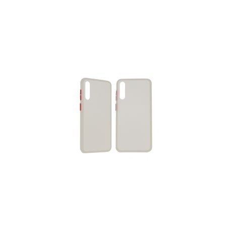 Funda Ghia Con Mica Para Samsung A30S Silicon Blanco / Semi-Transparente Sam-A30S-C2-B