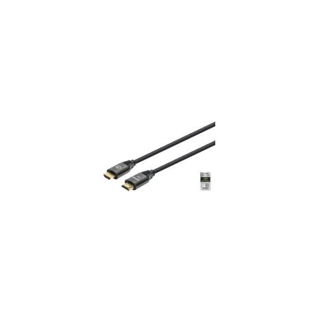 Cable Hdmi Manhattan Alta Velocidad Hdmi A Macho -Hdmi A Macho 8K 60Hz 2M Negro 355940