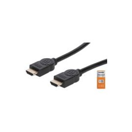 Cable Hdmi Manhattan Premium Hdmi 2.0 Macho - Hdmi 2.0 Macho 4K 60Hz 3M Negro 355353