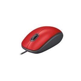 Mouse Logitech M110 Silent Alambrico Usb-A 1000Dpi Rojo 910-005492