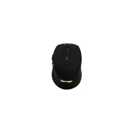 Mouse Vorago Mo-306 Inalambrico Iluminado 2400 Dpi Recargable Negro