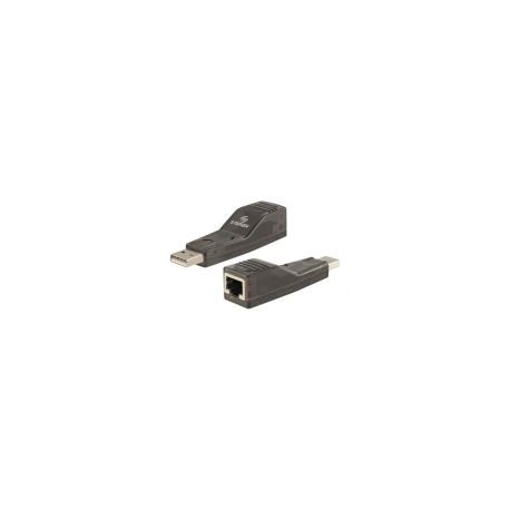 Adaptador Steren Usb 2.0 Macho - Rj-45 Hembra Negro 506-430