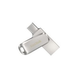 Memoria Usb Sandisk Ultra Dual Drive Luxe 128Gb Usb-C Lectura 150Mb/S Plata Sdddc4-128G-G46