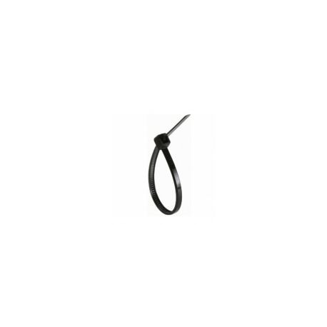 Cincho De Contacto Steren 15 Cm X 3.6 Mm De Plastico 100 Piezas Negro Ty24Ne