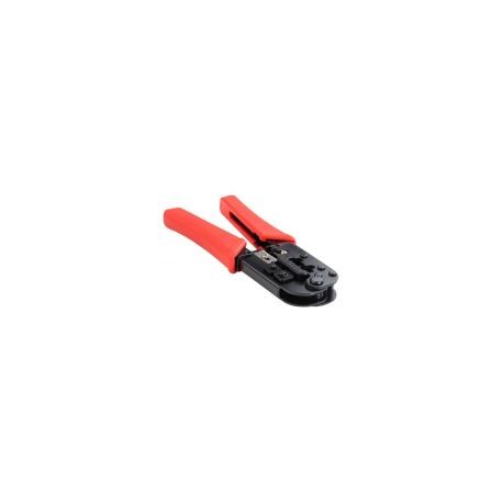 Pinza Ponchadora Steren Rj-12/Rj-45 Negro/Rojo Her-668