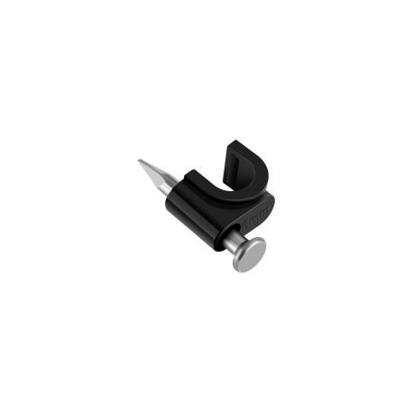 Grapa Para Cables Thorsman Steren 5Mm 50 Piezas Negro Gra-955N