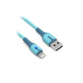 Cable Adapatador Brobotix 6001370 Usb-A Macho A Lightning Macho 1M Azul