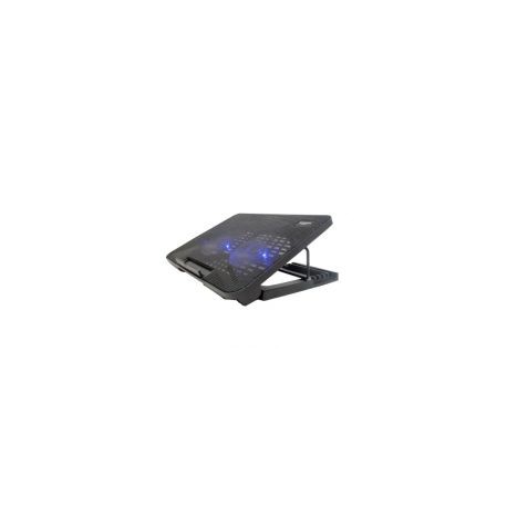 Base Enfriadora Necnon Nlc-01 Para Laptop 17 Pulgadas Doble Ventilador Negro Nblc010117