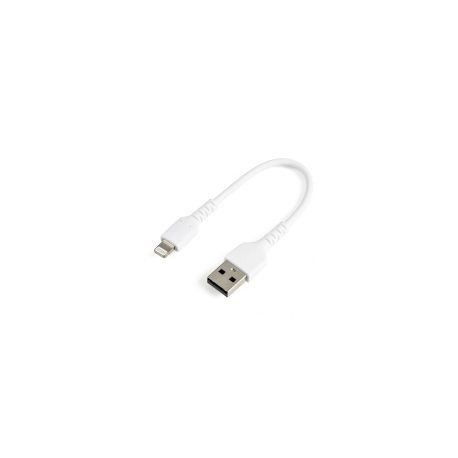 Cable De Carga Certificado Startech.Com Mfi Lightning Macho A Usb-A 2.0 Macho 15Cm Rusbltmm15Cmw