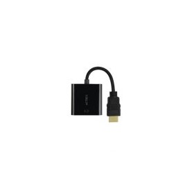 Adaptador Acteck Hdmi Macho Vga Hembra Negro Ac-934756