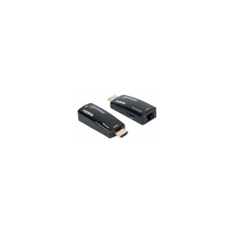 Kit Extensor Manhattan Video Hdmi Por Cable Cat5/6 60 Metros 207539