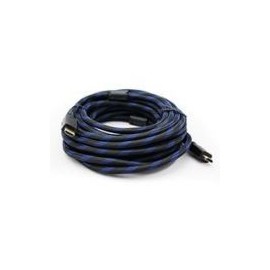 Cable Hdmi Ghia Hdmi 2.0 Macho - Hdmi 2.0 Macho 4K 60Hz Uso Rudo 15M Negro / Azul Gcb-027