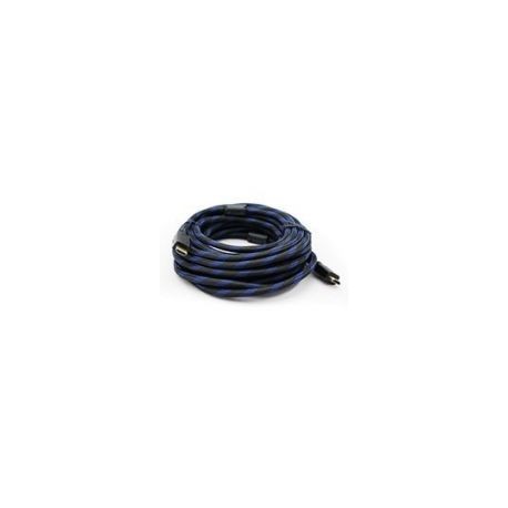 Cable Hdmi Ghia Hdmi 2.0 Macho - Hdmi 2.0 Macho 4K 60Hz Uso Rudo 15M Negro / Azul Gcb-027