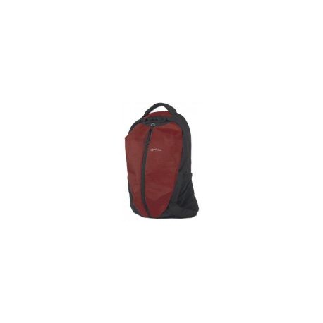 Mochila Manhattan 15.6" Airpack Nylon, Negro/Rojo 439725