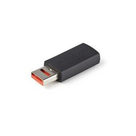 Adaptador Usb Startech.Com Con Bloqueo De Datos Usb Macho - Usb 2.0 A Hembra Negro Usbschaamf