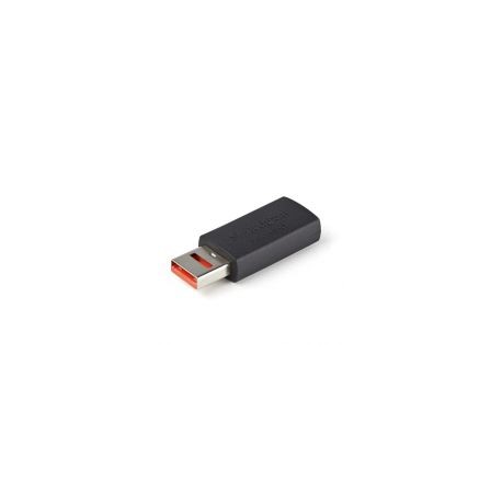 Adaptador Usb Startech.Com Con Bloqueo De Datos Usb Macho - Usb 2.0 A Hembra Negro Usbschaamf